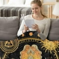 thumbnail image 4 of Gemini Gifts for Women, Gemini Blanket 60"X 50",Gemini Zodiac Gifts for Women, Gemini Astrology Throw Blanket April Birthday Gifts for Women, 4 of 6