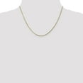 thumbnail image 2 of Real 14kt Yellow Gold 1.3mm Curb Pendant Chain; 18 inch; for Adults and Teens; for Women and Men, 2 of 5