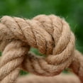 thumbnail image 2 of FONDOTIN 1Set Natural Jute Rope for Stair Railing and Water Pipes 30m x 8mm, 2 of 8