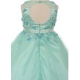 thumbnail image 4 of Big Girls Elegant 3D Flowers Sequence Tulle Saint Belt Waist Easter Flowers Girls Dresses Purple 10 (C50C26C), 4 of 4