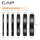 thumbnail image 5 of Set de discos de pesas CAP Barbell PRO de 100 lb con soporte, 5 of 8