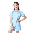 thumbnail image 2 of Rhythmode Girls Boys Two Piece Quick Dry Athletic Set Short Sleeve Crew Neck Shirt Shorts Kids Workout Activewear Outfit, 2 of 9