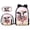 Cow Pink Floral, variant on Xixirimido Panda Floral Moon Pattern Kids Backpacks for Middle School, Lightweight Bookbag Water Resistant with Lunch Pack Pencil Bag 3pcs