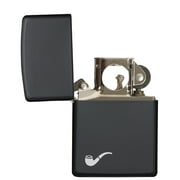 Zippo Black Matte Pipe Windproof Pocket Lighter
