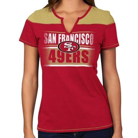 San Francisco 49ers Brown Football - San Francisco 49ers Women's Majestic NFL