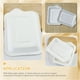 thumbnail image 2 of KAKOWELY 50 platos desechables para servir, vajilla para catering y barbacoas al aire libre., 2 of 5