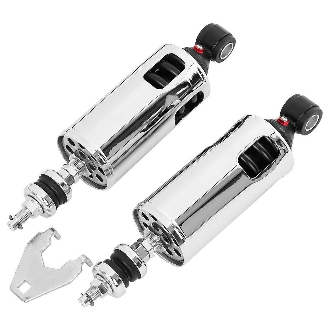 Geelife Rear Suspension Heavy Duty Rear Shocks For Harley-Davidson Chrome