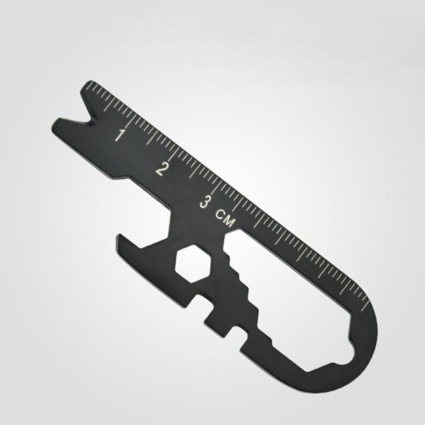 Abrebotellas Llave Destornillador Bolsillo de acero inoxidable EDC Gear Multi Tool Sywqhk Para estrenar