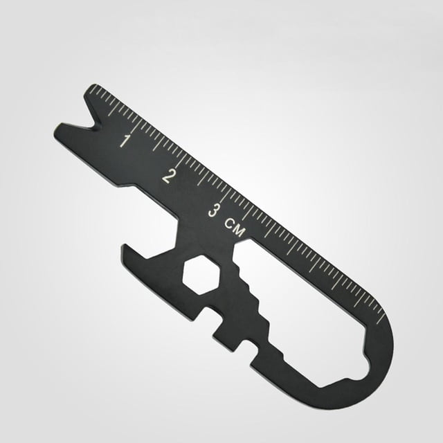 Abrebotellas Llave Destornillador Bolsillo de acero inoxidable EDC Gear Multi Tool Sywqhk Para estrenar