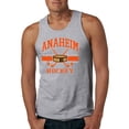 thumbnail image 1 of Wild Bobby City of Anaheim Hockey Fantasy Fan Sports Men's Tank Top, Heather Grey, Small, 1 of 5