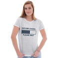thumbnail image 4 of Sarcasm Loading Please Wait Womens Slim Fit Graphic Tee Brisco Brands L, 4 of 4