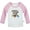 Long Pink Raglan T-shirt, variant on iDzn Cutest Critter In The Forest Funny T shirt For Baby, Newborn Babies T-shirts, Infant Tops, 0-24M Kids Graphic Tees Clothing (Long Pink Raglan T-shirt, 0-6 Months)