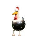 thumbnail image 3 of Lindo enchufe de resina pollo escultura día de la madre gallina gallo estatua (negro) Wdftyju Libre de BPA, 3 of 5