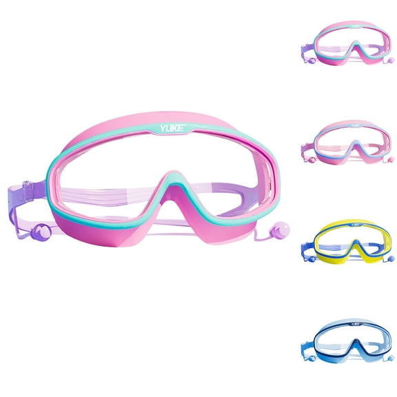 Auroural 3-15 Years Kids Swimming Glasses for Kids Children'S Swimming Goggles High-Definition Waterproof Goggles Boys and Diving Integrated Swimming Equipment
