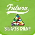 thumbnail image 4 of Inktastic Future Billiards Champ Boys or Girls Baby Bib, 4 of 4