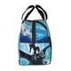 thumbnail image 2 of Bolsa de almuerzo con aislamiento térmico para hombre y mujer, lonchera térmica para el trabajo, picnic, playa, viajes, color negro, 2 of 5