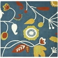 thumbnail image 5 of SAFAVIEH Soho Zoe Floral Wool Runner Rug, Dark Blue/Multi, 2'6" x 8', 5 of 8