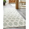 thumbnail image 2 of Rugs.com Sabrina Soto Casa Collection Rug – 12 Ft Runner Green High Rug Perfect For Hallways, Entryways, 2 of 7