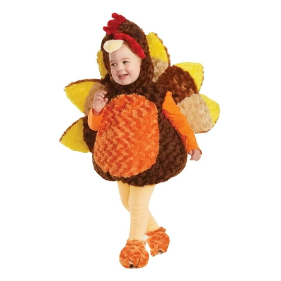 Underwraps Belly Babies Holiday Turkey Costume Child Toddler X-Large 4-6 Unisex