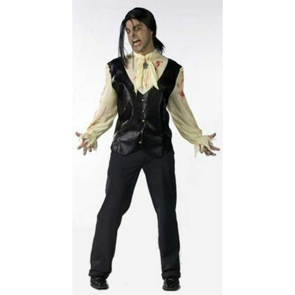 Bloody Vampire Adult Costume with Wig