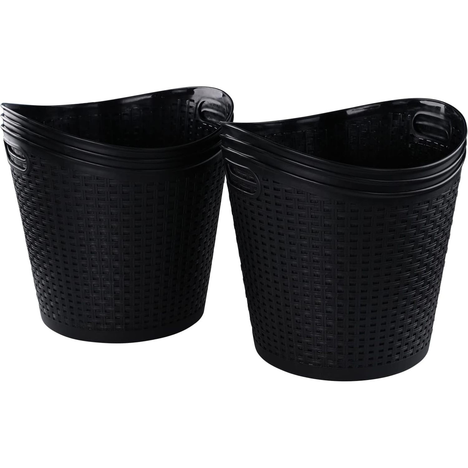 WBTAYB 40L Tall Laundry Basket, Large Plastic Storage Basket with