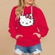 thumbnail image 1 of Sudaderas con capucha de Hello Kitty para mujer, ropa de calle con gráfico de Hello Kitty Kawaii, Tops divertidos, sudaderas de Anime para mujer, 1 of 4