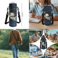 thumbnail image 7 of Xoenoiee Bichon Frise Astronaut Star Print 4 PCS Backpack Set for Girls Kids Large Capacity Student Schoolbags Bookbag Knapsack with Cooler Lunch Box Pencil Case Water Bottle Sleeve, 7 of 7