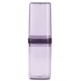 thumbnail image 1 of Portable Travel Toothbrush Cup Set Portable Couple Mouthwash Mug Washing Brushing Outdoor Travel Wash Supplies Storage Box Purple, 1 of 5