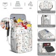 thumbnail image 5 of Travel Cooler Bag - White Christmas Forest Animal Pattern Camping Beer Cooler Backpack with Bottle Opener- Waterproof Insulated Picnic Backpacks - Cooler Bag for Beach, 5 of 6