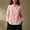 Pink, variant on Floleo Women's Embroidered Mandarin Collar Blouse Long Sleeve Frog Button Closure Loose Fit Casual Retro Top with Floral Pattern for Spring Fall