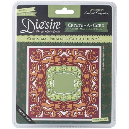 Die'sire Create-A-Card Cutting & Embossing Die-Christmas Present