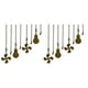 thumbnail image 1 of Juego de Cadena Tracción Ventilador Techo 8 Piezas, 12 Pulgadas (Bronce Antiguo), 1 of 5