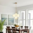 thumbnail image 6 of More Change 12" W Bubble Globe Chandelier Lighting, Modern Glass Ball Cluster Pendant Lighting Fixture, Ceiling Hanging Lamp for Living Room Dining Room Bedroom, 6 of 14