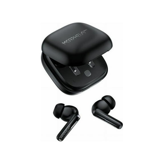Morpheus 360 Nemesis ANC Wireless Noise Cancelling Headphones - Active Noise Cancelling Bluetooth Earbuds – 4 Microphones - 30H Playtime – 10mm Drivers - TW2750B, Black