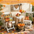 thumbnail image 3 of Jubtucc Fall Pillow Covers, Pumpkin Fall Decor Thanksgiving Decorations 18x18 inch Set of 4, 3 of 6