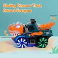 thumbnail image 7 of Monster Truck with Flashing Lights Music Roaring Sound, Dinosaur Car Toys for 3 4 5 6 Year Old Boys, 7 of 7