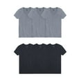 thumbnail image 1 of Fruit Of The Loom Mens Short Sleeve V-Neck T-Shirt 6 Pack, M, Assorted, 1 of 1