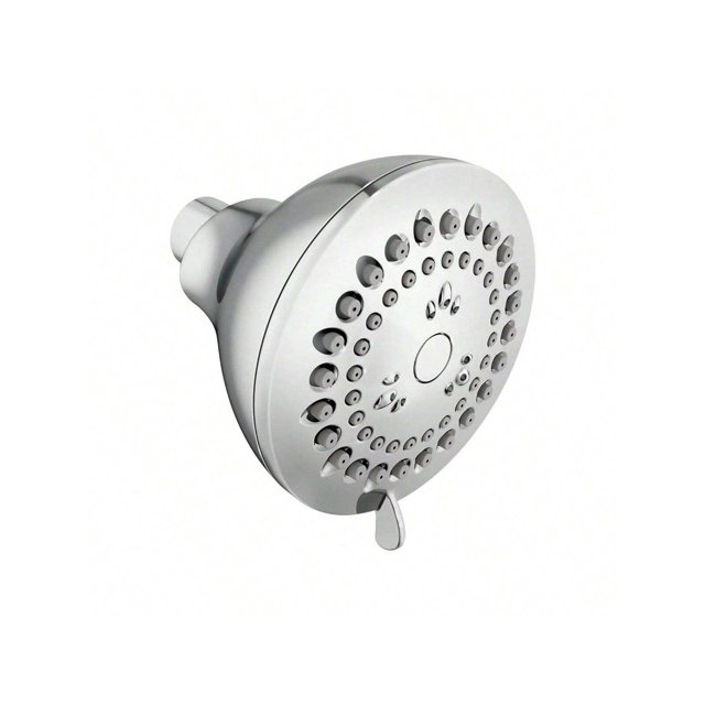 3.5-Inch 4-Function Showerhead With Various High-Pressure Options, Pressure Boosting Shower Head, Chrome