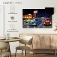 thumbnail image 5 of Elephant Stock Woodward Ave Wall Art - Horizontal Canvas Wall Art - Home Office Wall Decor - Sports Canvas - Blue And Orange Decor By Bruce Kaiser - 48" x 32", 5 of 8