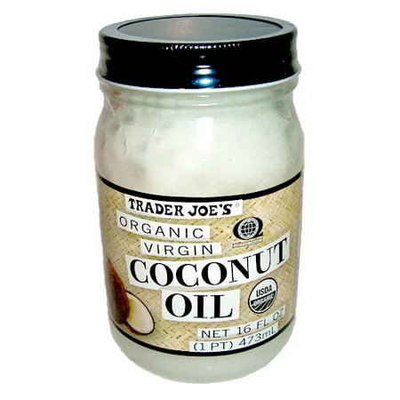 Trader Joe's Organic Virgin Coconut Oil, 16 fl oz (Best Selling Coconut Oil)