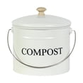 thumbnail image 1 of koolsoo Bac à Compost Filtre Contenant Intérieur pour Recyclage des Déchets Compost de Comptoir Blanc, 1 of 9