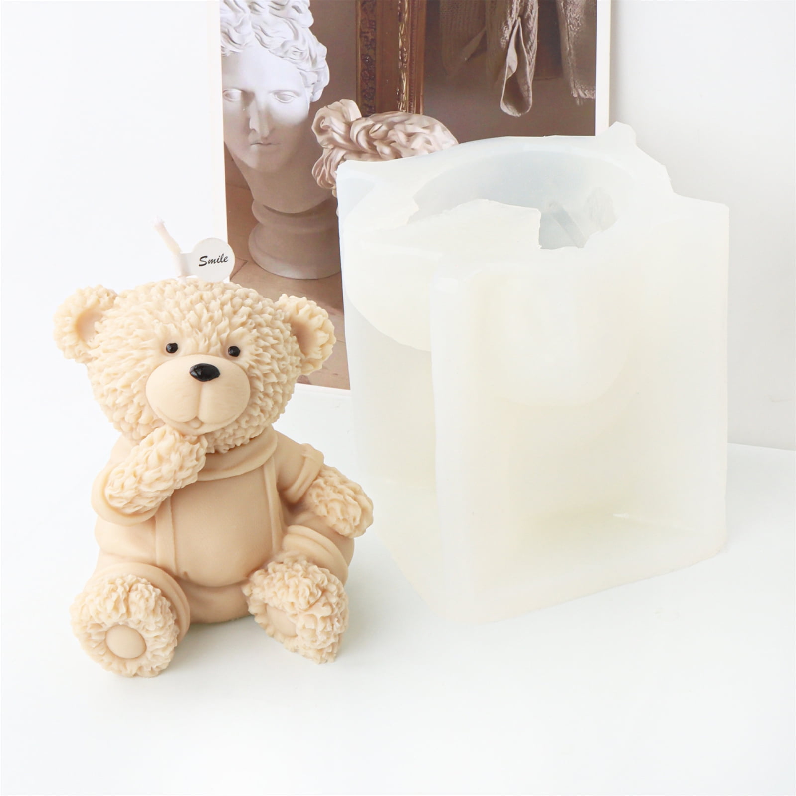 Dog Bear Shaped Silicone Mold for Making Soap Plaster Ornemant Resin Craft Resin Casting Molds