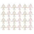 thumbnail image 1 of Shisuyan 24 Pcs Pinces Créatives pour Signets Pinces pour Design d'Avion Trombones (Couleurs Assorties), 1 of 8