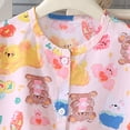thumbnail image 4 of felwors Big Girls Pajamas Cute Short Sleeve & Pants 2-Piece PJ Set(Black,5-6 Years), 4 of 5