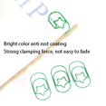 thumbnail image 4 of 40PCS Forme Étoile Trombones Revêtement Antirouille Portable Léger Trombones Signets Planificateur Clips, 4 of 8