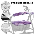thumbnail image 6 of COEQINE Marble Rollator Walker Medical Rollator Walker Seat & Back Covers Universal Soft Rollator Accessories Walker Seat Set 2 Pack Covers for People Using Walking Aids, 6 of 7