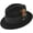Black, variant on Men's Frederick Felt Fedora Hat (Black, 7 1/4)