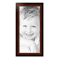 thumbnail image 2 of ArtToFrames 10" x 22" Honors Mahogany with Black Picture Frame, 10x22 inch Brown Wood Poster Frame (WOM-5154), 5 Pack, 2 of 6