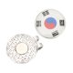 thumbnail image 3 of Golf Clip Marker, Golf Ball Marker Hat Clip Wear Resistant Lightweight Portable National Flag Pattern  For Exercise ANGGREK Oro, 3 of 8