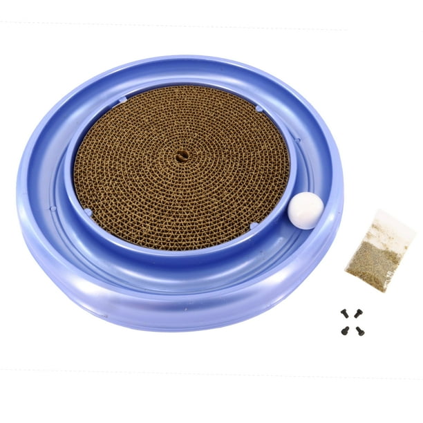 Cat Toy Coastal Pet Turbo Scratch con hierba gatera y pelota